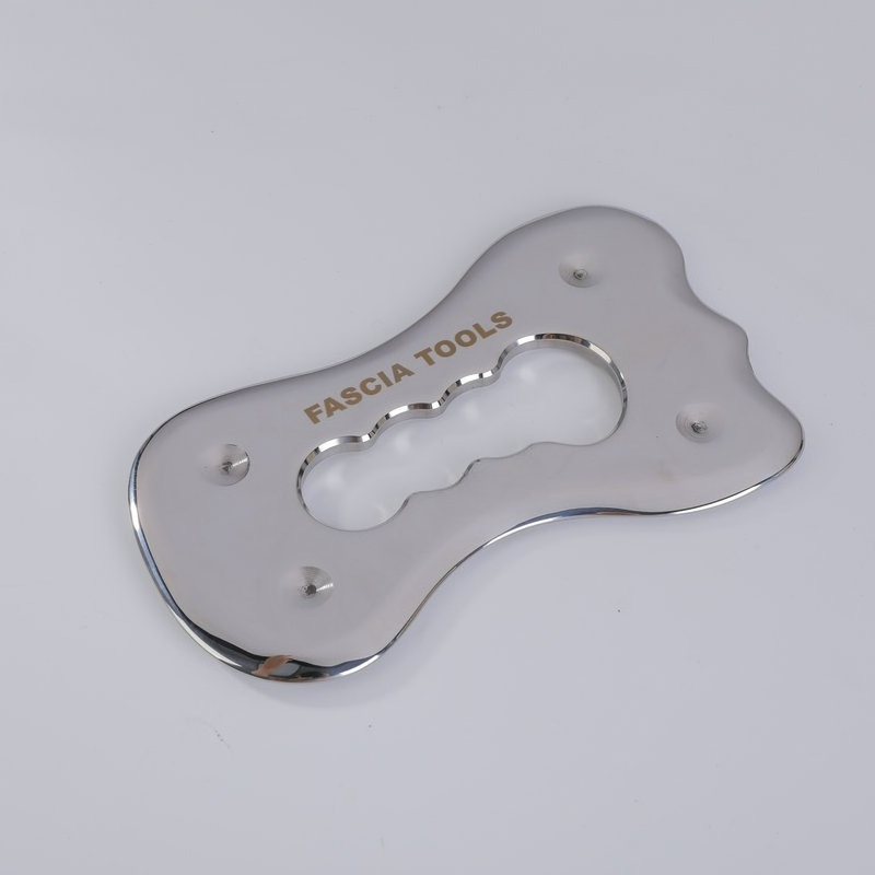 Home Gym Exercise - Hole‑Designed Stainless Steel Gua Sha Board