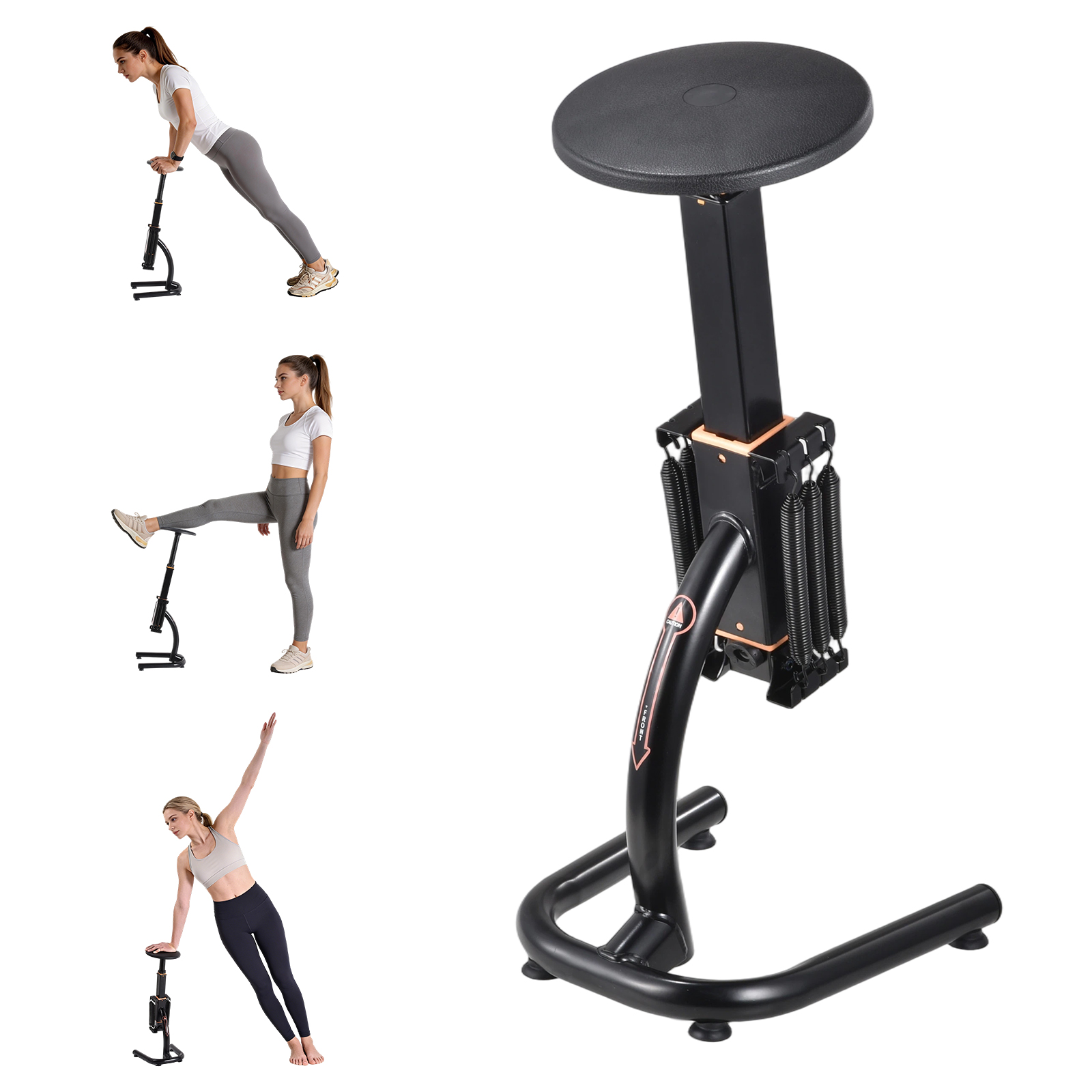Home Gym Quad - Assisted Squat Machine Height Adjustable Glutes