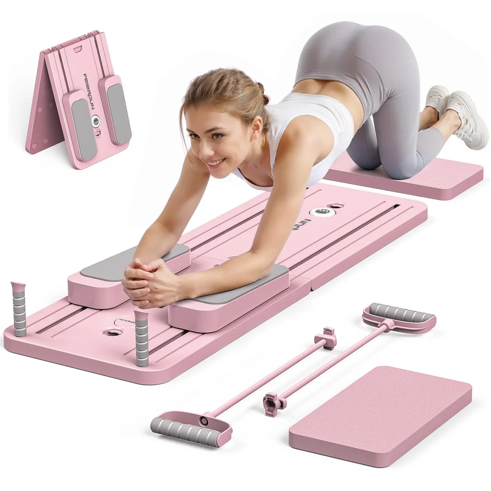 Foldable Pilates Board Multifu - Home Gym Workout Equipment 评论和价格
