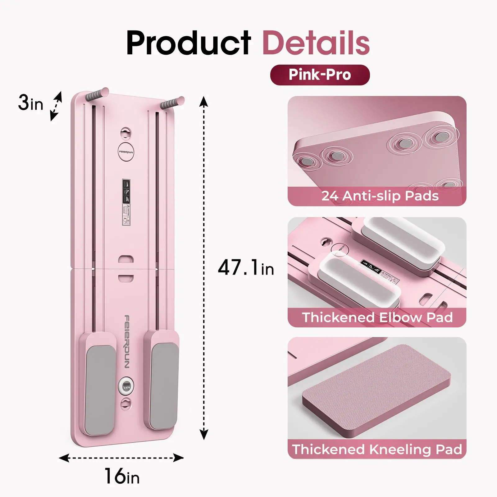 Foldable Pilates Board Multifu - Home Gym Workout Equipment 评论和价格