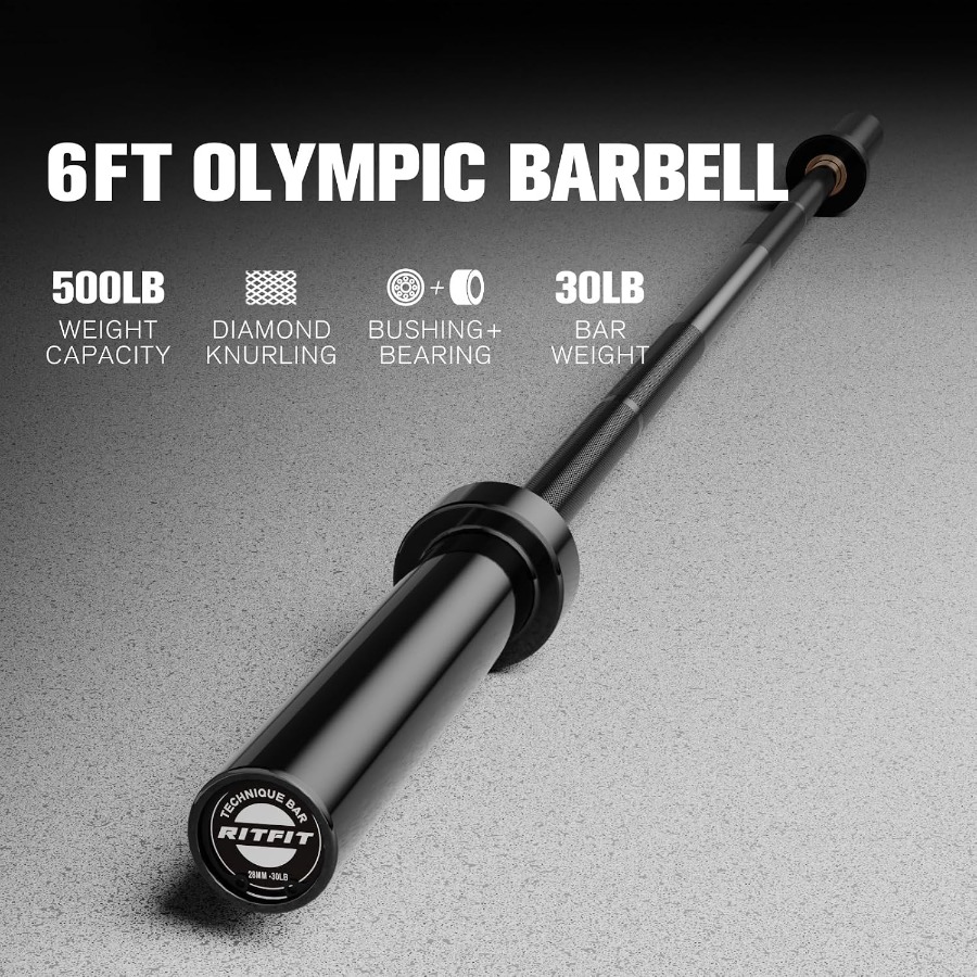Olympic Barbell 4ft/6ft - 2 In - Barbell Curl Bar 评论和价格