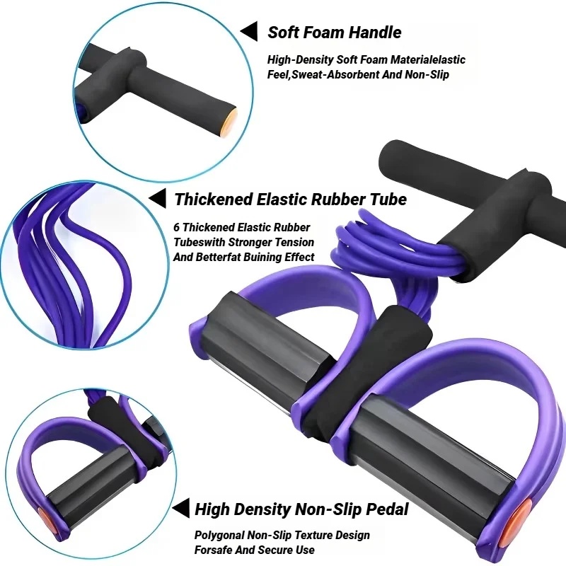 4‑Tube Pedal Tension Rope Mult - Home Gym Kit 评论和价格