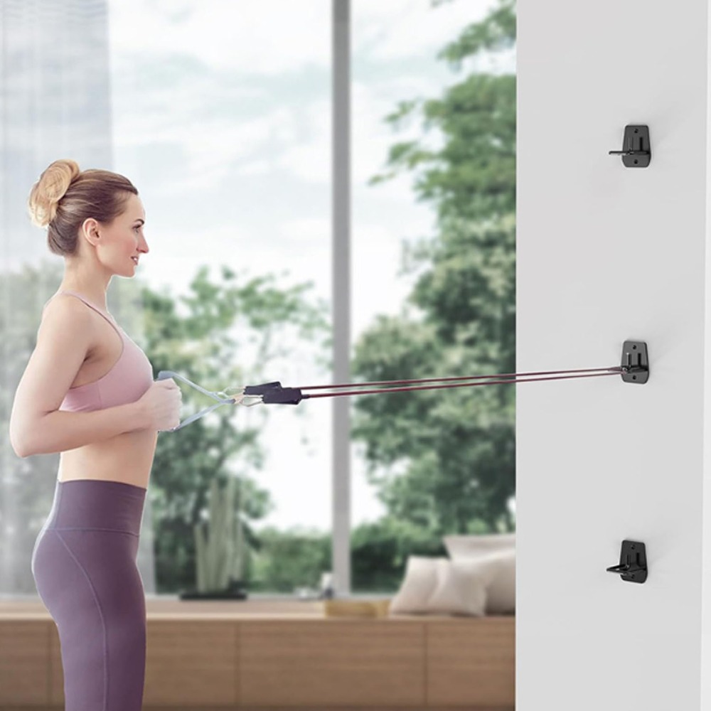 3Pcs Black Exercise Band Wall  - Home Gym Workout Equipment 评论和价格