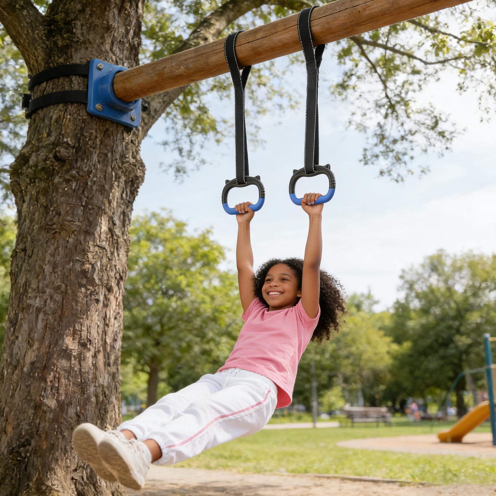 Gymnastic Rings Set Childrens  - Home Gym Kit 评论和价格