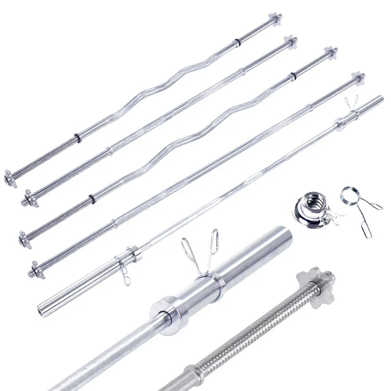 Custom Chromed Powerlifting ba - Barbell Curl Bar 评论和价格