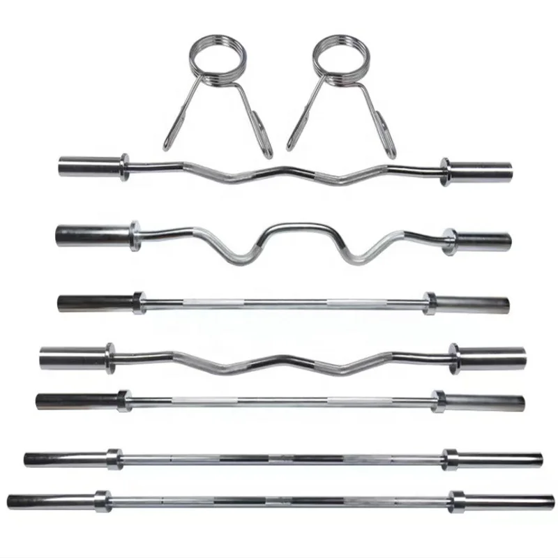 Custom Chromed Powerlifting ba - Barbell Curl Bar 评论和价格