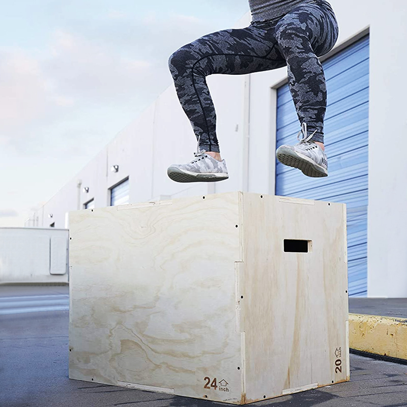 3 In 1 Wooden Fitness Plyometr - Home Gym In A Box 评论和价格
