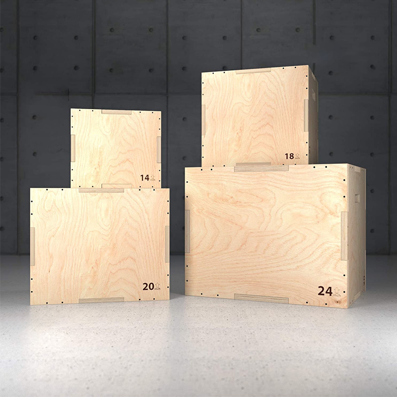 3 In 1 Wooden Fitness Plyometr - Home Gym In A Box 评论和价格