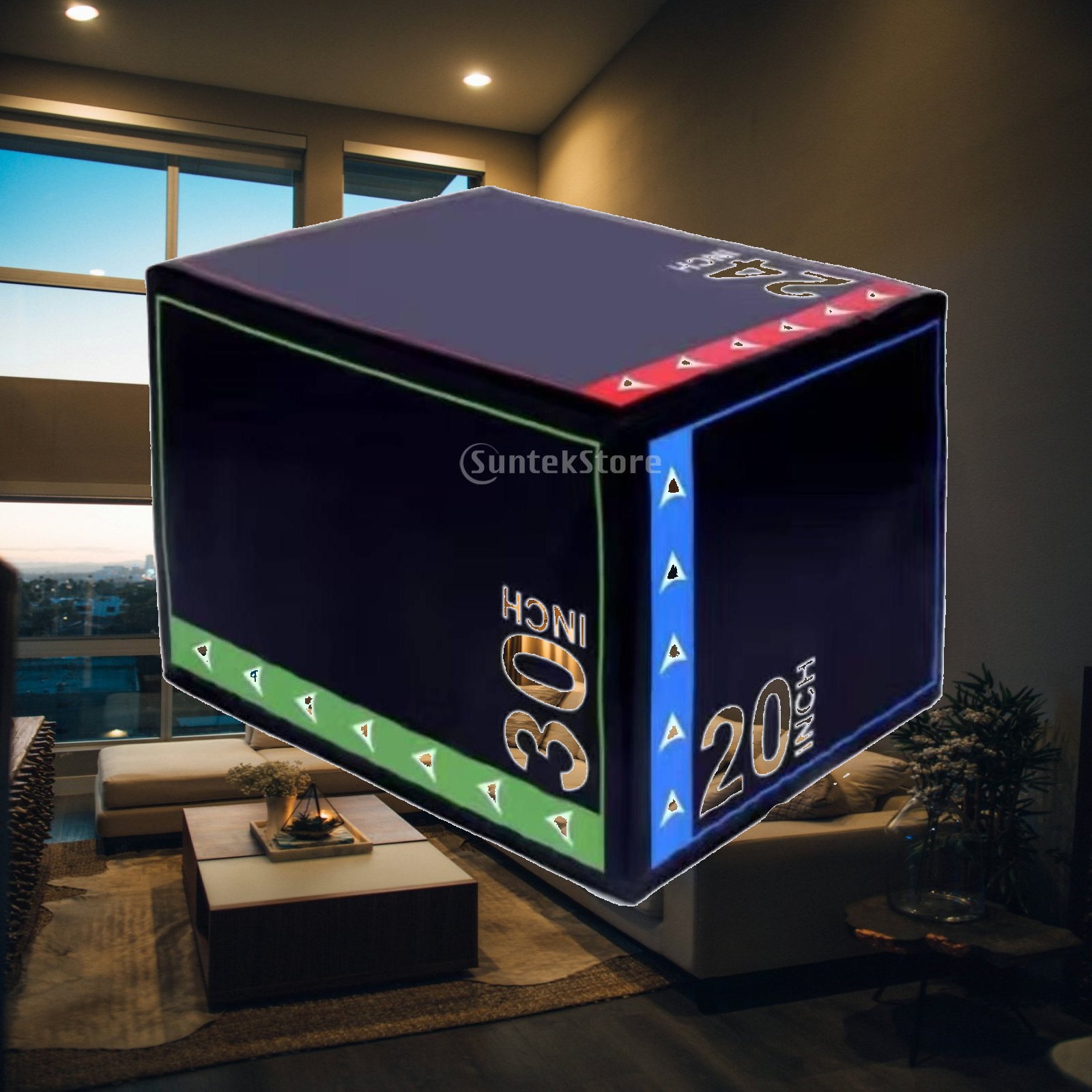 Soft Plyo Jump Box Shock-Absor - Home Gym In A Box 评论和价格