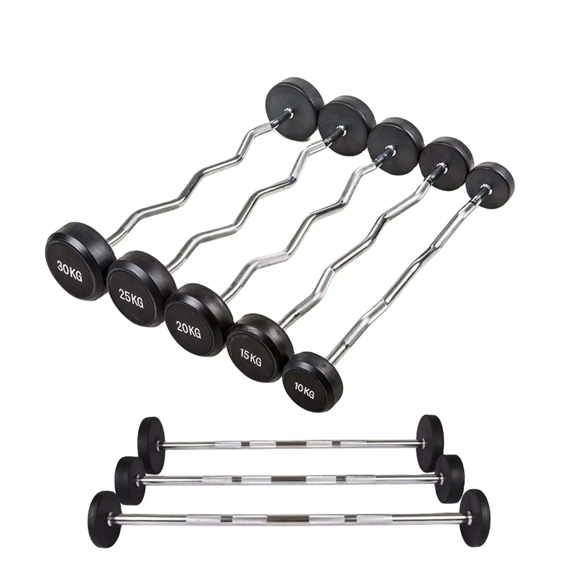 Weightlifting Straight Curl Ru - Barbell Curl Bar 评论和价格