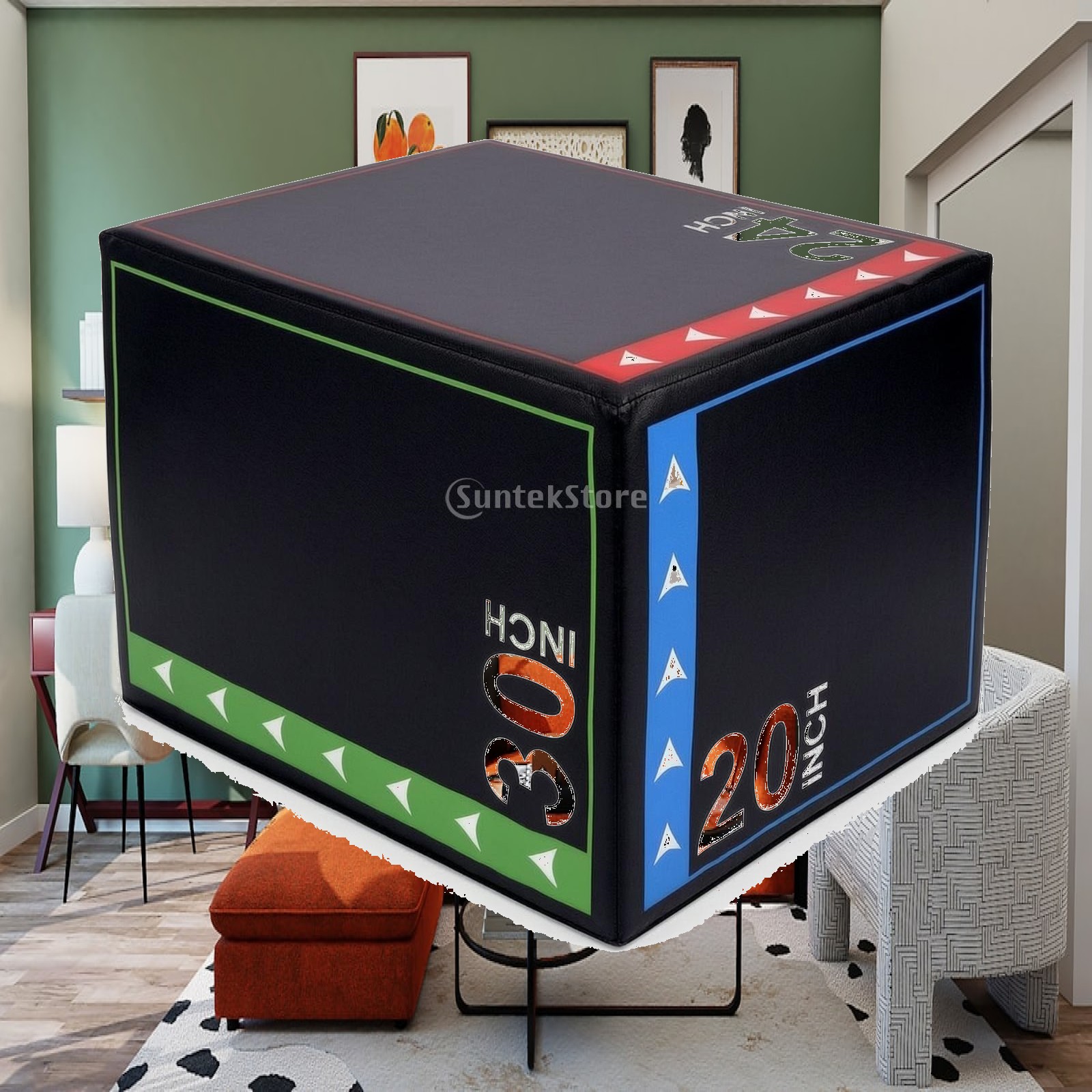 Soft Plyo Jump Box Shock-Absor - Home Gym In A Box 评论和价格